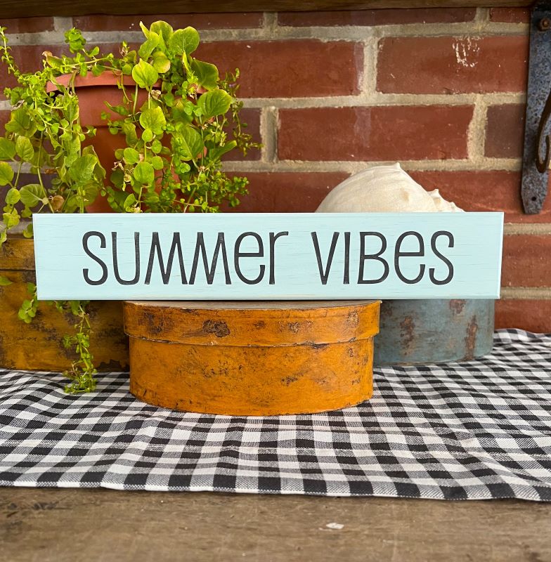 Summer Vibes Shelf Sitter Block