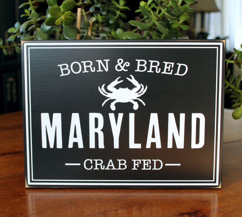 Maryland Born and Bred 9x12 inches
