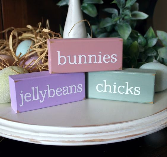 Bunnies Chicks Jellybeans Mini Blocks