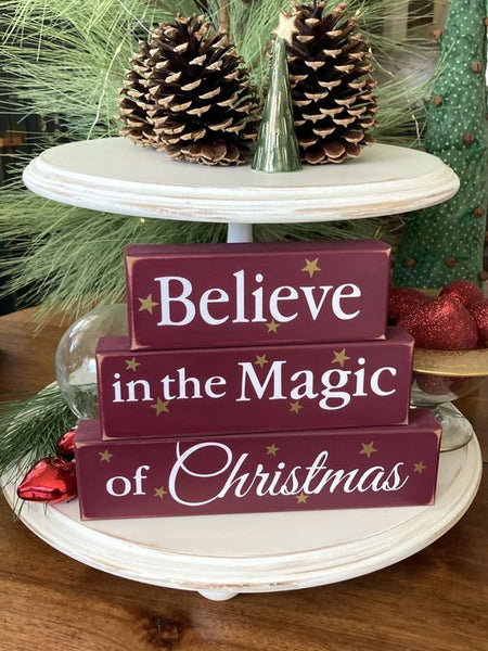 Believe In The Magic Of Christmas + Wood DTF Kit