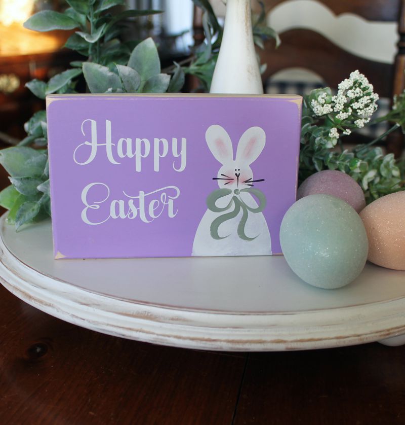 Happy Easter Mini Sign Block