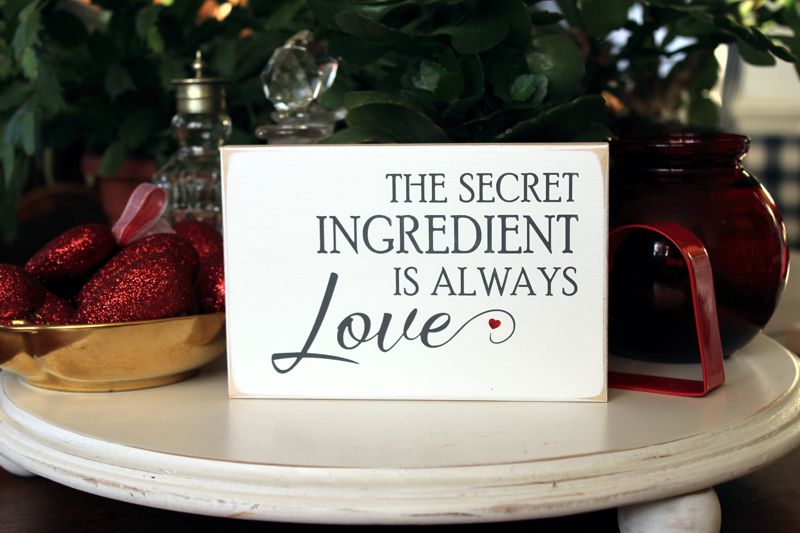 The Secret Ingredient is Always Love