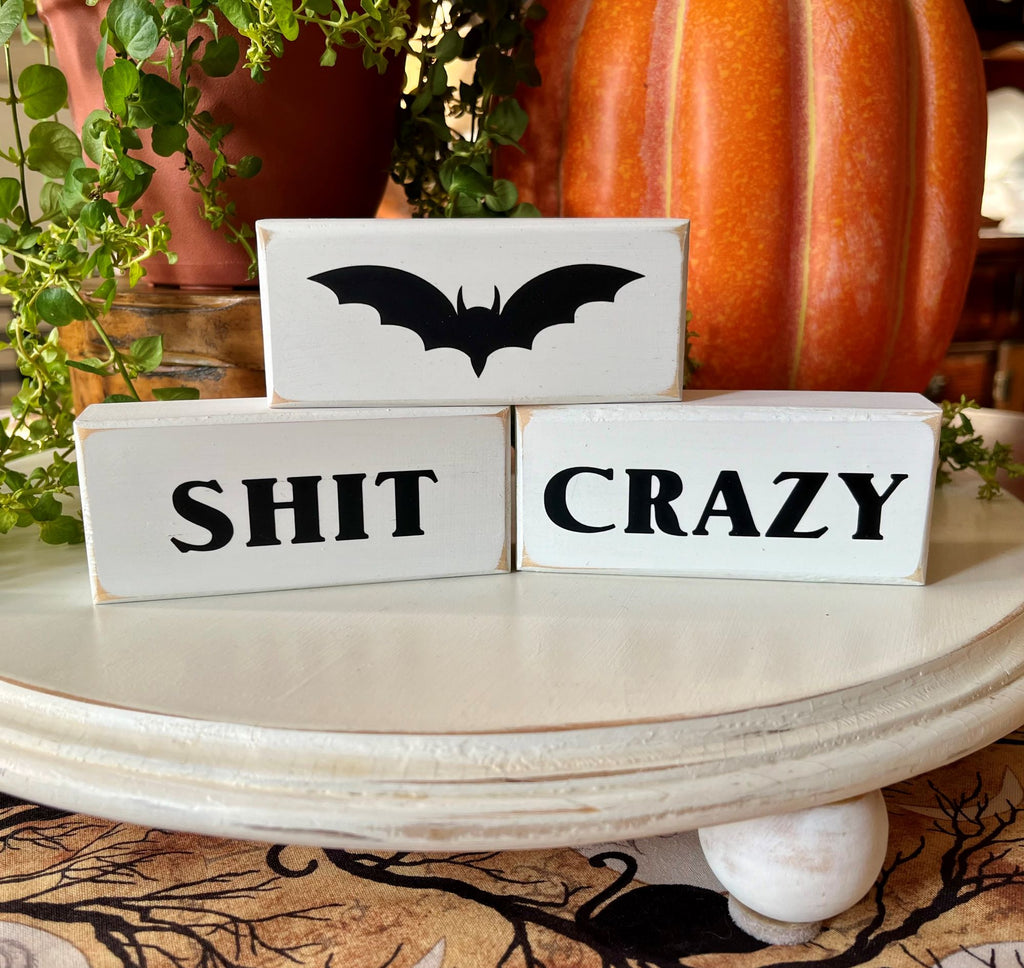 Bat Shit Crazy Mini Blocks