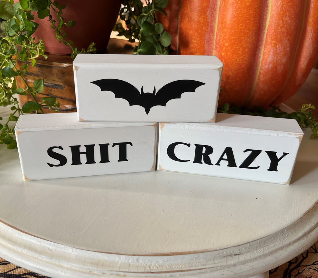 Bat Shit Crazy Mini Blocks