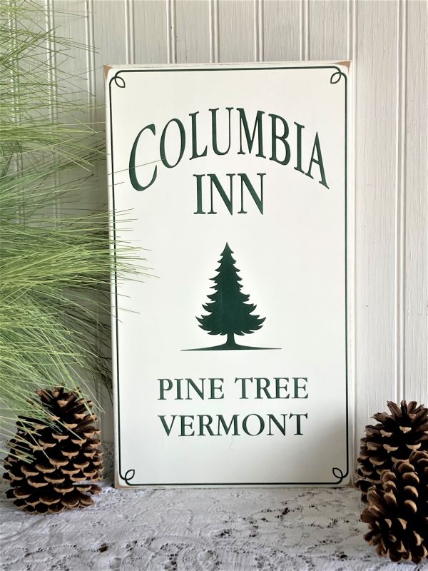 Columbia Inn Pine Tree Vermont 8x14 inches