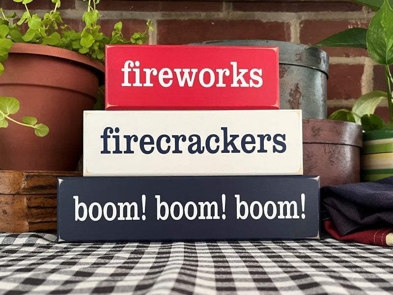 Blocks and Mini Signs – Country Workshop