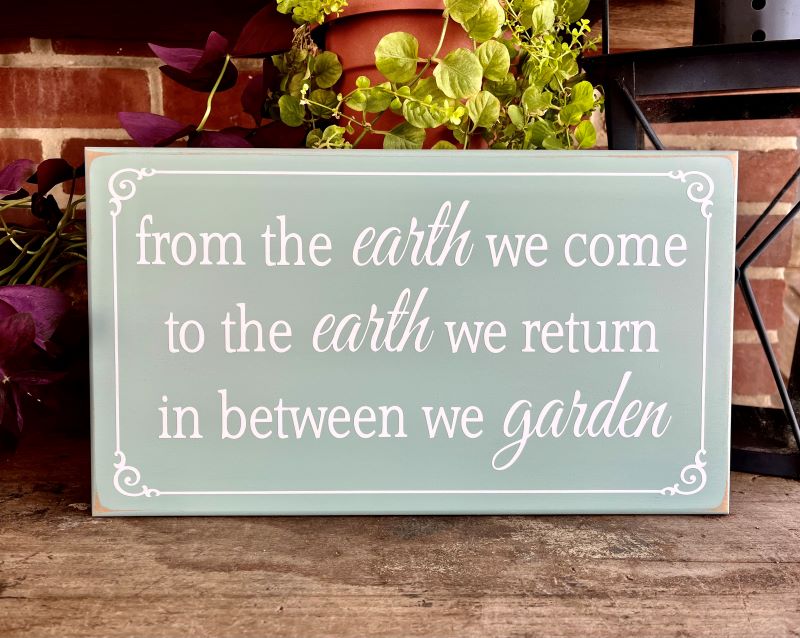 From the Earth We Come To the Earth We Return