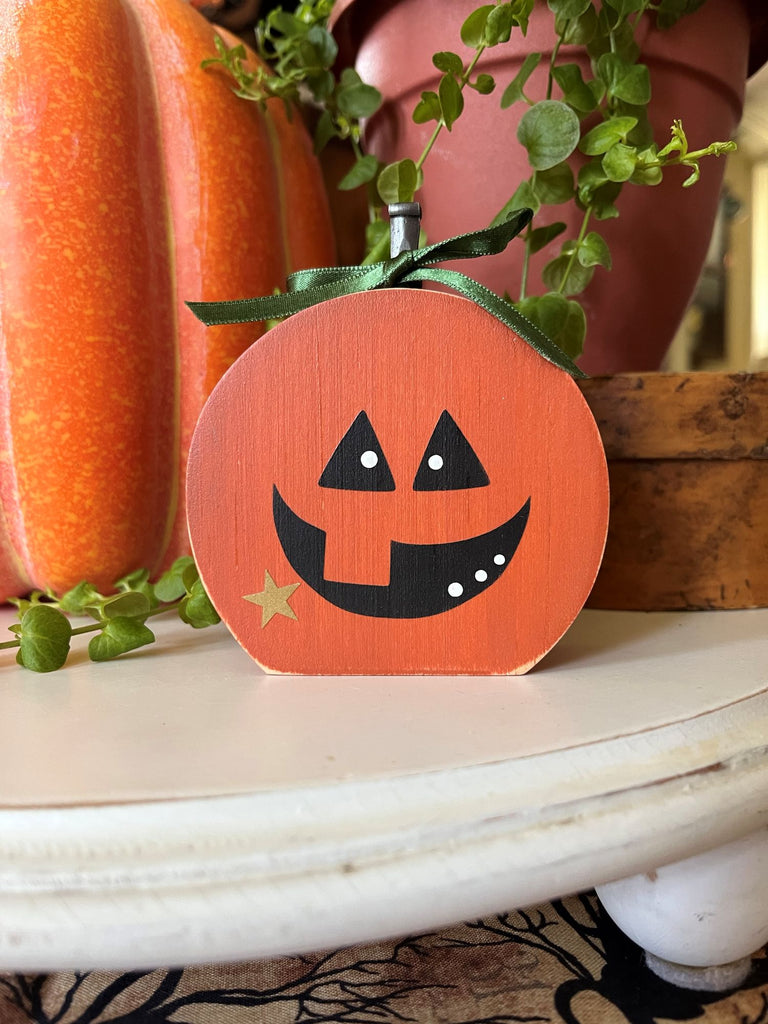 Jack 'O Lantern Pumpkin Face Mini