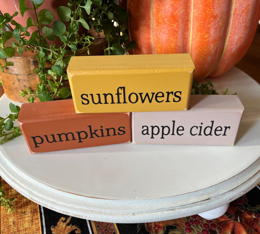 Sunflowers Pumpkins Apple Cider