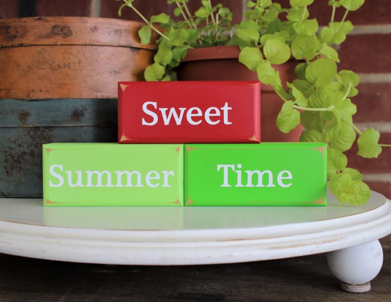 Sweet Summer Time Mini Blocks