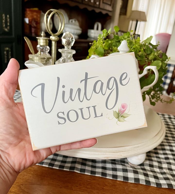 Vintage Soul Mini Sign