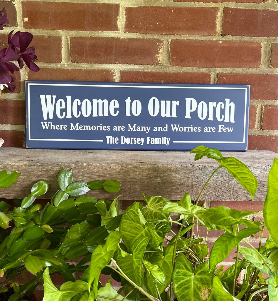 Welcome to Our Porch Personalized