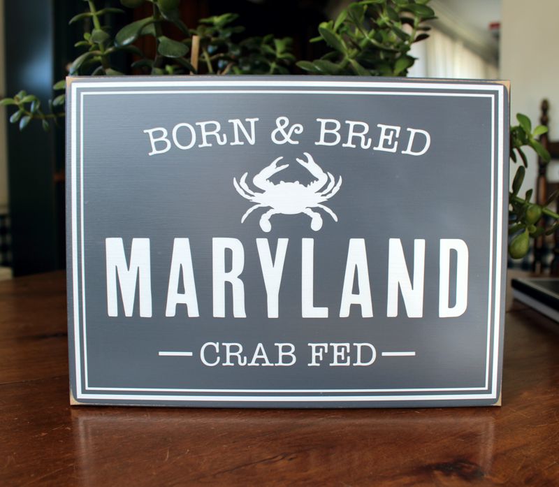 Maryland Born and Bred 9x12 inches