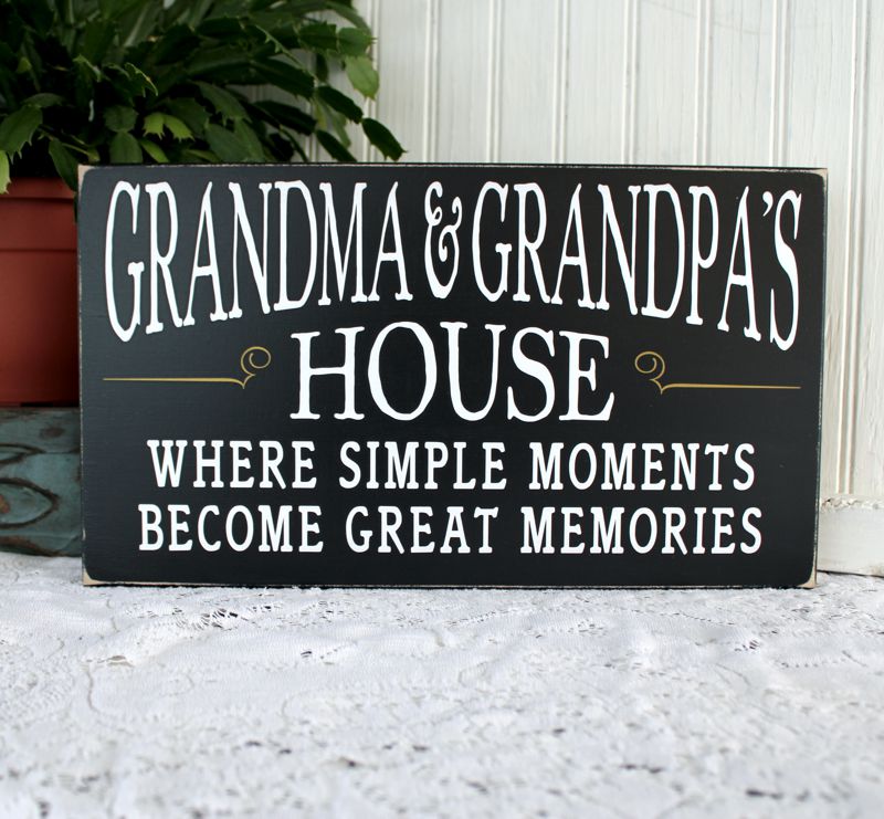 Grandma and Grandpa's House Simple Moments Great Memories