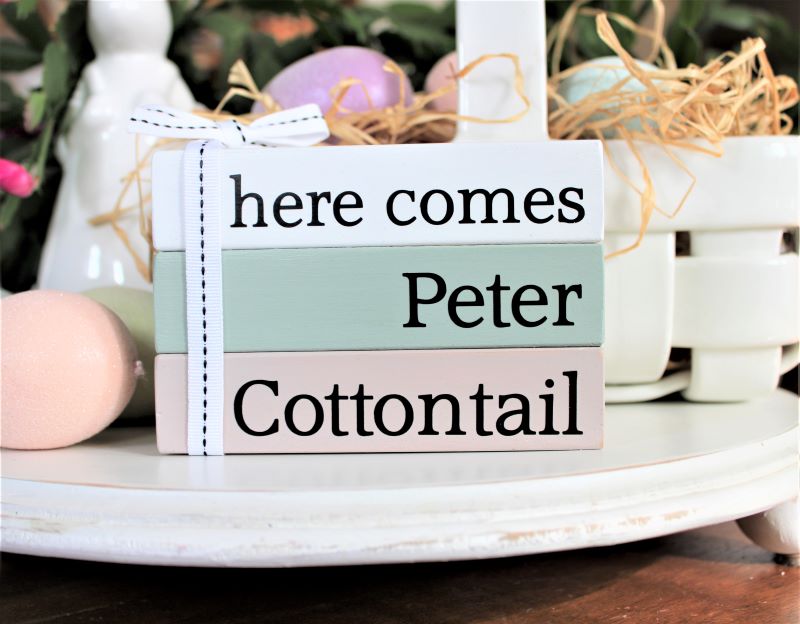 Here Comes Peter Cottontail Block Stack