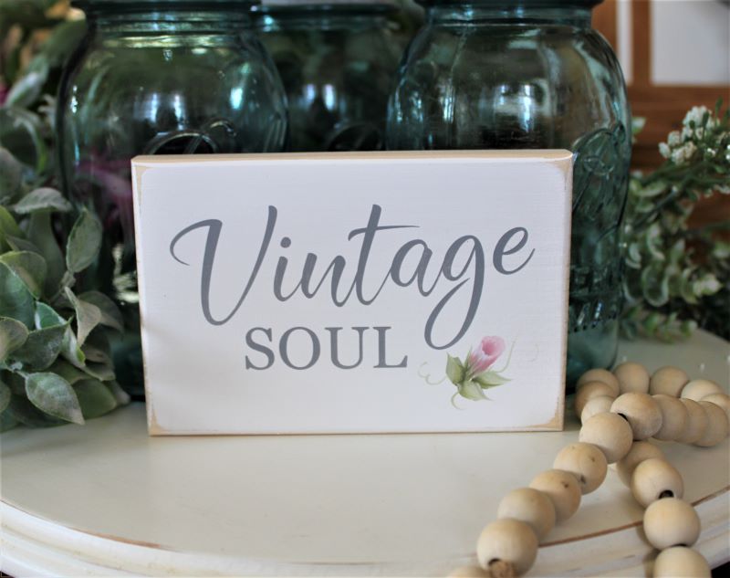 Vintage Soul Mini Sign